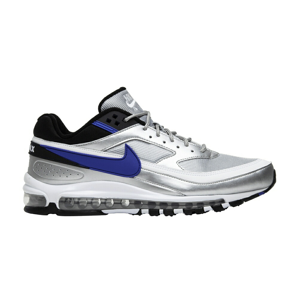 ナイキ マックス 銀色 シルバー 黒色 ブラック 白色 ホワイト エアマックス PERSIAN VIOLET スニーカー メンズ NIKE AIR MAX 97/BW / METALLIC SILVER BLACK WHITE
