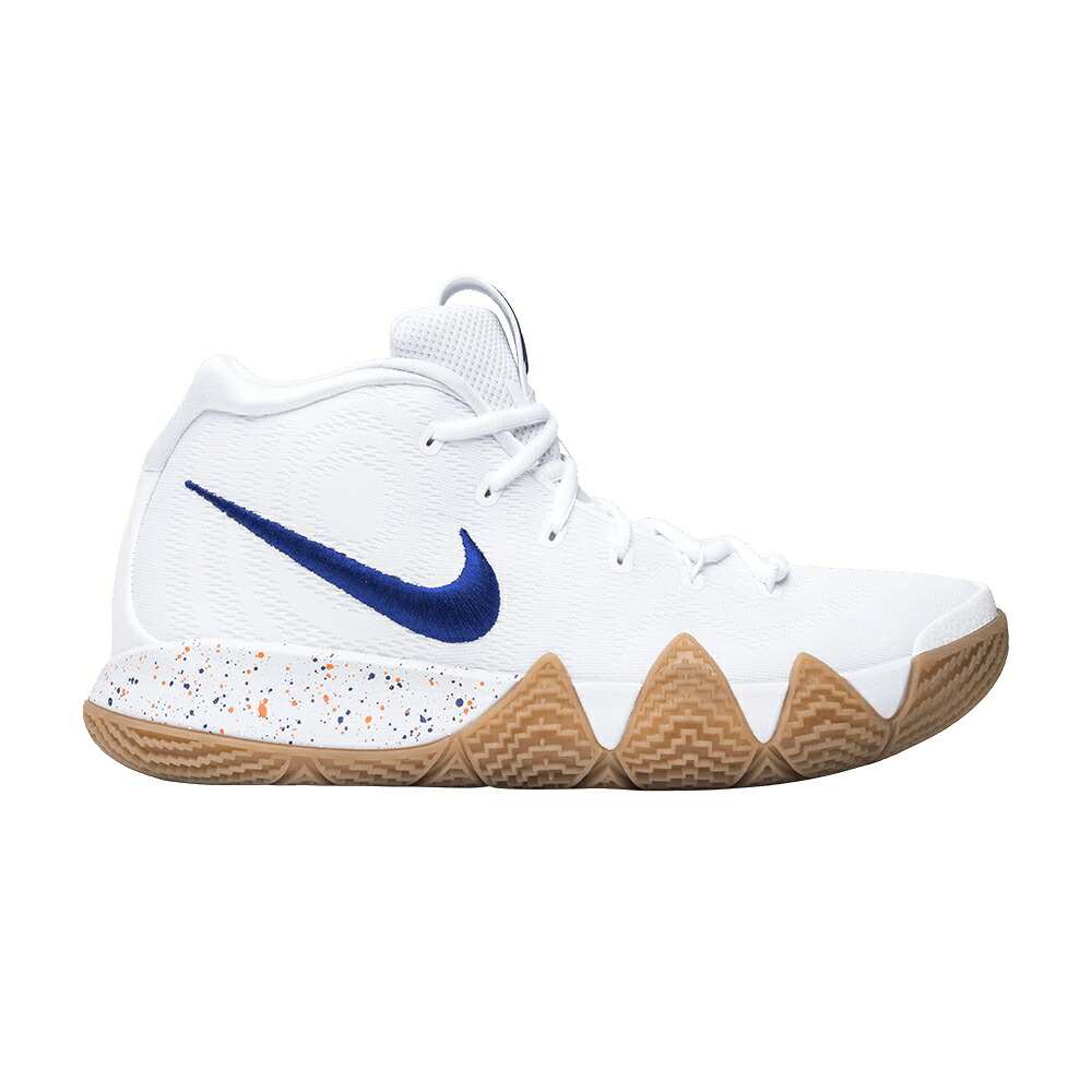 ナイキ カイリー 白いこと 白いこと ディープ 赤銅色 赤銅色 \u0027UNCLE DREW\u0027 スニーカー メンズ NIKE KYRIE 4 / WHITE DEEP ROYAL GUM LIGHT BROWN
