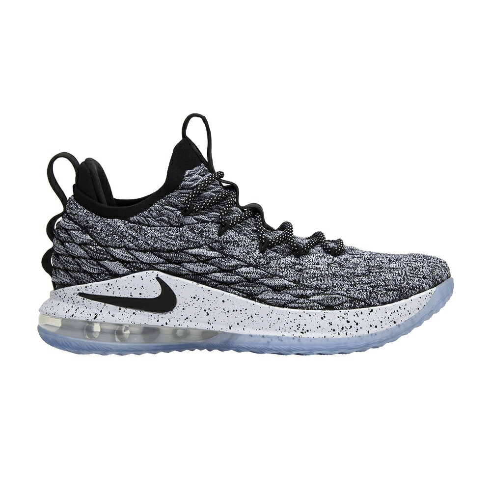 ナイキ レブロン 黒色 ブラック 白色 ホワイト \'ASHES\' スニーカー メンズ NIKE LEBRON 15 LOW / BLACK BLACK WHITE BLACK|スニケス