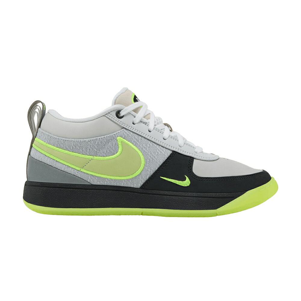 ナイキ 灰色 グレー 黒色 ブラック 'NEON 95' スニーカー メンズ NIKE BOOK 1 EP / LIGHT SMOKE GREY VOLT BLACK