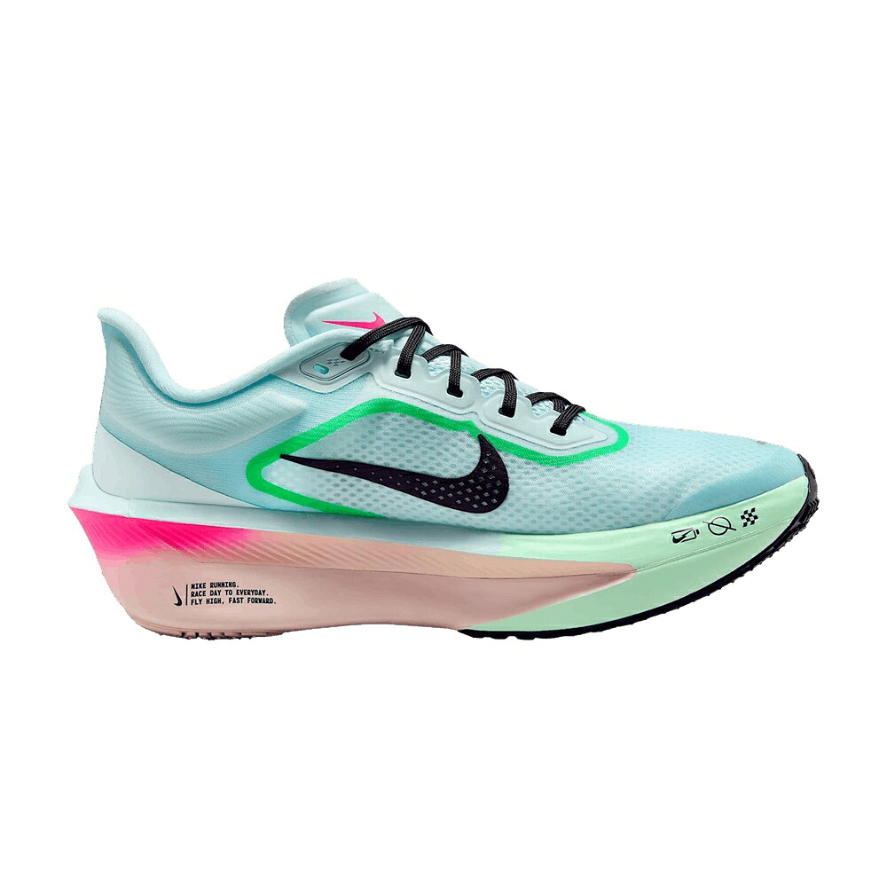 ナイキ 望遠レンズ サクラ色 緑 緑であること 望遠レンズ飛球 \u0027GLACIER PINK\u0027 スニーカー レディース NIKE WMNS ZOOM FLY 6 ICE HYPER / GLACIER ICE HYPER PINK GREEN