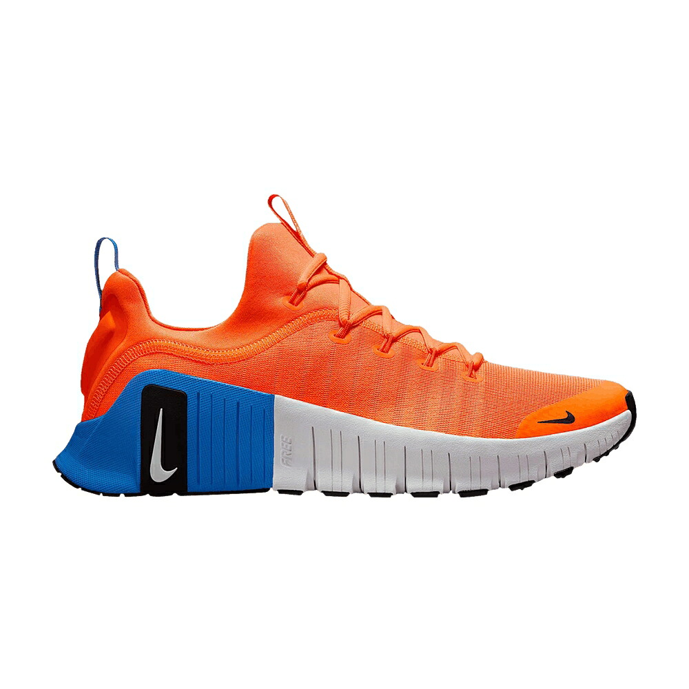 ナイキ フリー 橙 オレンジ 青色 ブルー 黒色 ブラック 'TOTAL BLUE' スニーカー メンズ NIKE FREE METCON 6 ORANGE PHOTO / TOTAL ORANGE PHOTO BLUE BLACK|スニケス