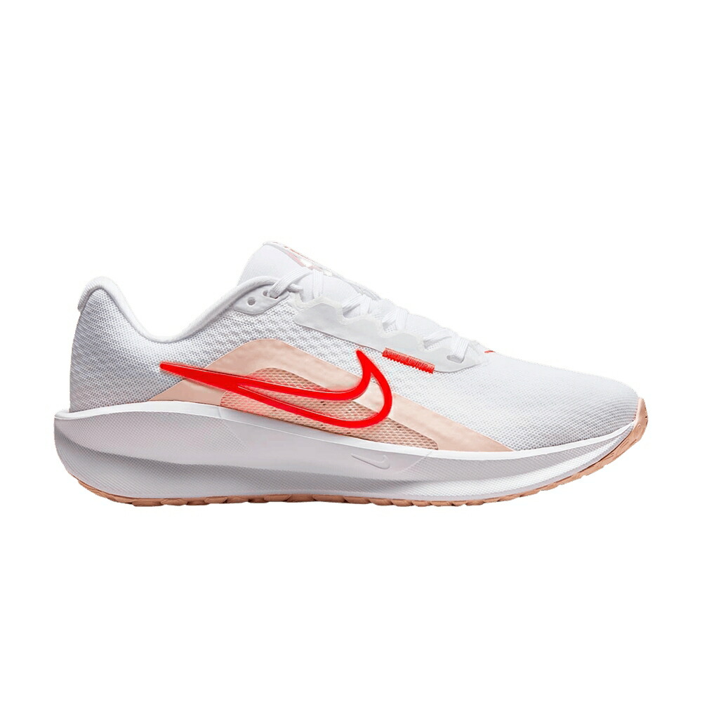 ナイキ サーティーン 白色 ホワイト WHITE CRIMSON スニーカー レディース NIKE WMNS DOWNSHIFTER 13 BRIGHT / WHITE WASHED CORAL BRIGHT