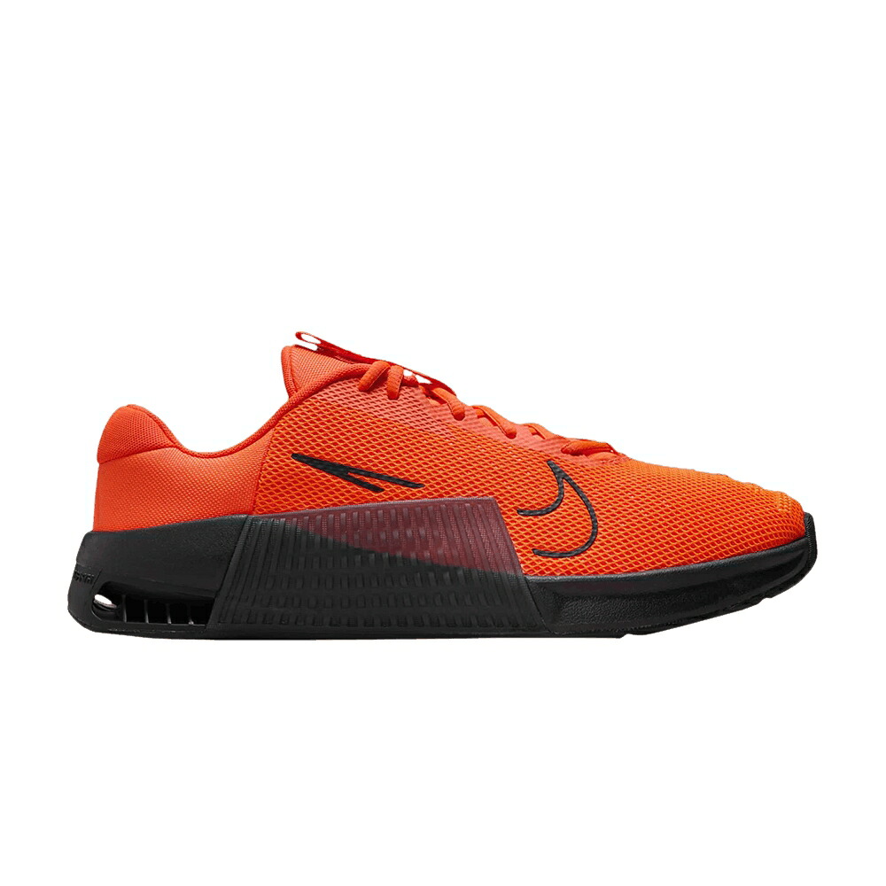 ナイキ クリムゾン 橙 オレンジ色 黒いこと 黒いこと \u0027HYPER CRIMSON\u0027 スニーカー メンズ NIKE METCON 9 / HYPER CRIMSON HYPER ORANGE BLACK