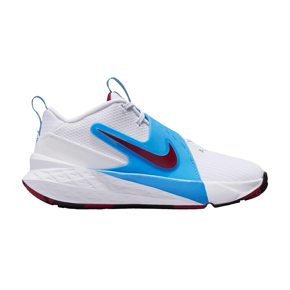 ナイキ チーム 青色 ブルー 白色 ホワイト 黒色 ブラック 'UNIVERSITY RED' ジュニア キッズ NIKE TEAM HUSTLE D12 GS BLUE / WHITE UNIVERSITY BLUE BLACK TEAM ベビー マタニティ スニーカー|スニケス