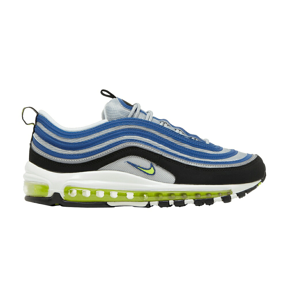 ナイキ マックス 青味 青み 黄味がかった 黄色 エア湖マックス \u0027ATLANTIC BLUE\u0027 スニーカー メンズ NIKE AIR MAX 97 OG / ATLANTIC BLUE VOLTAGE YELLOW