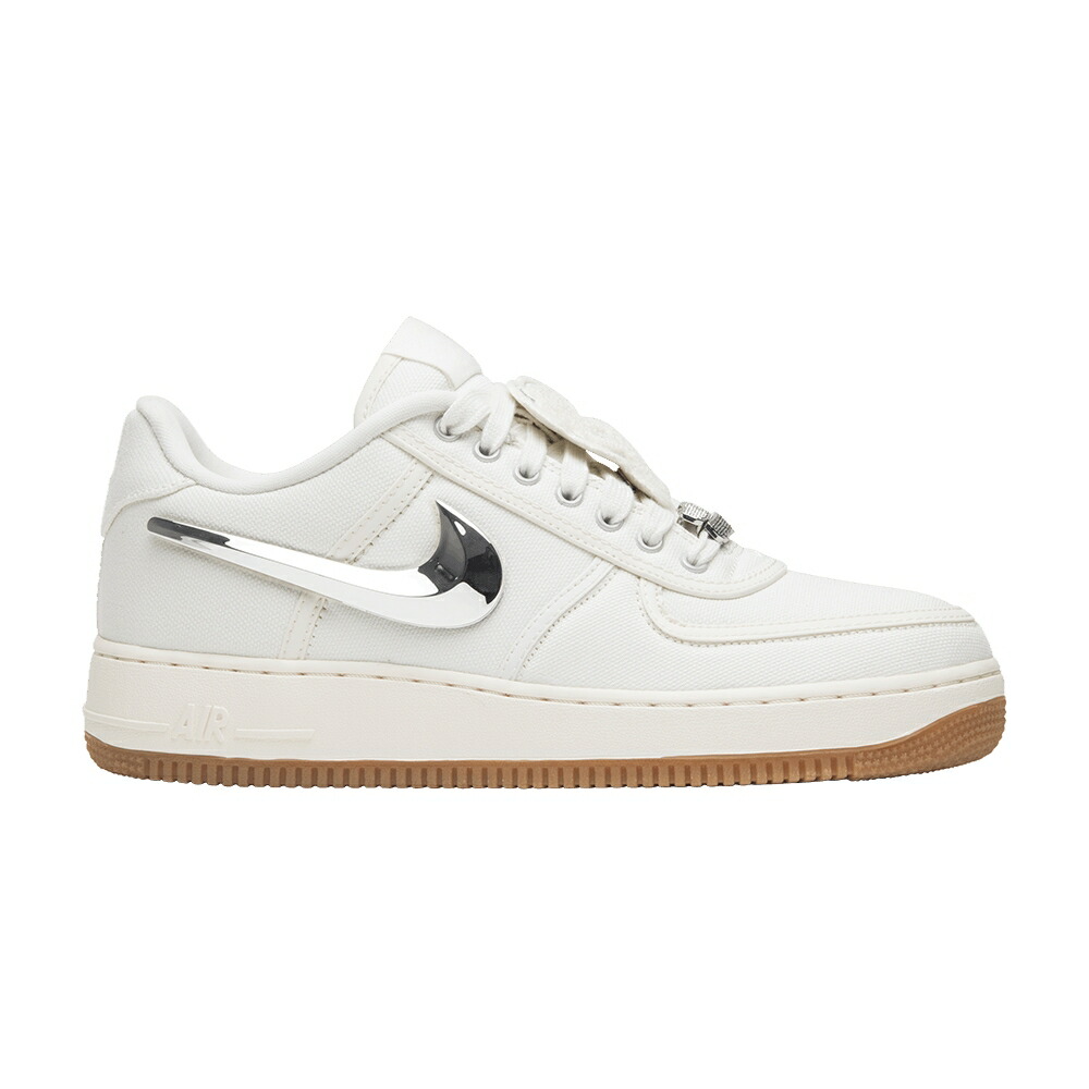 ナイキ 茶色 ブラウン トラヴィススコット エアフォース AIL スニーカー メンズ NIKE TRAVIS SCOTT X AIR FORCE 1 / SAIL GUM LIGHT BROWN SAIL