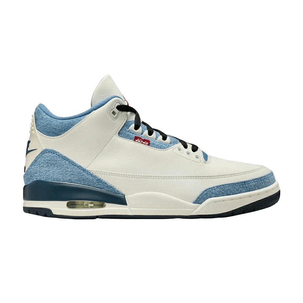 ナイキ ジーンズ 赤 赤いこと エアジョーダン \u0027ALLSTAR\u0027 スニーカー メンズ AIR JORDAN LEVI S X AIR JORDAN 3 RETRO \u0027ALL-STAR\u0027 / DENIM SAIL GYM RED OCEAN FOG 靴-メンズ靴-スニーカー