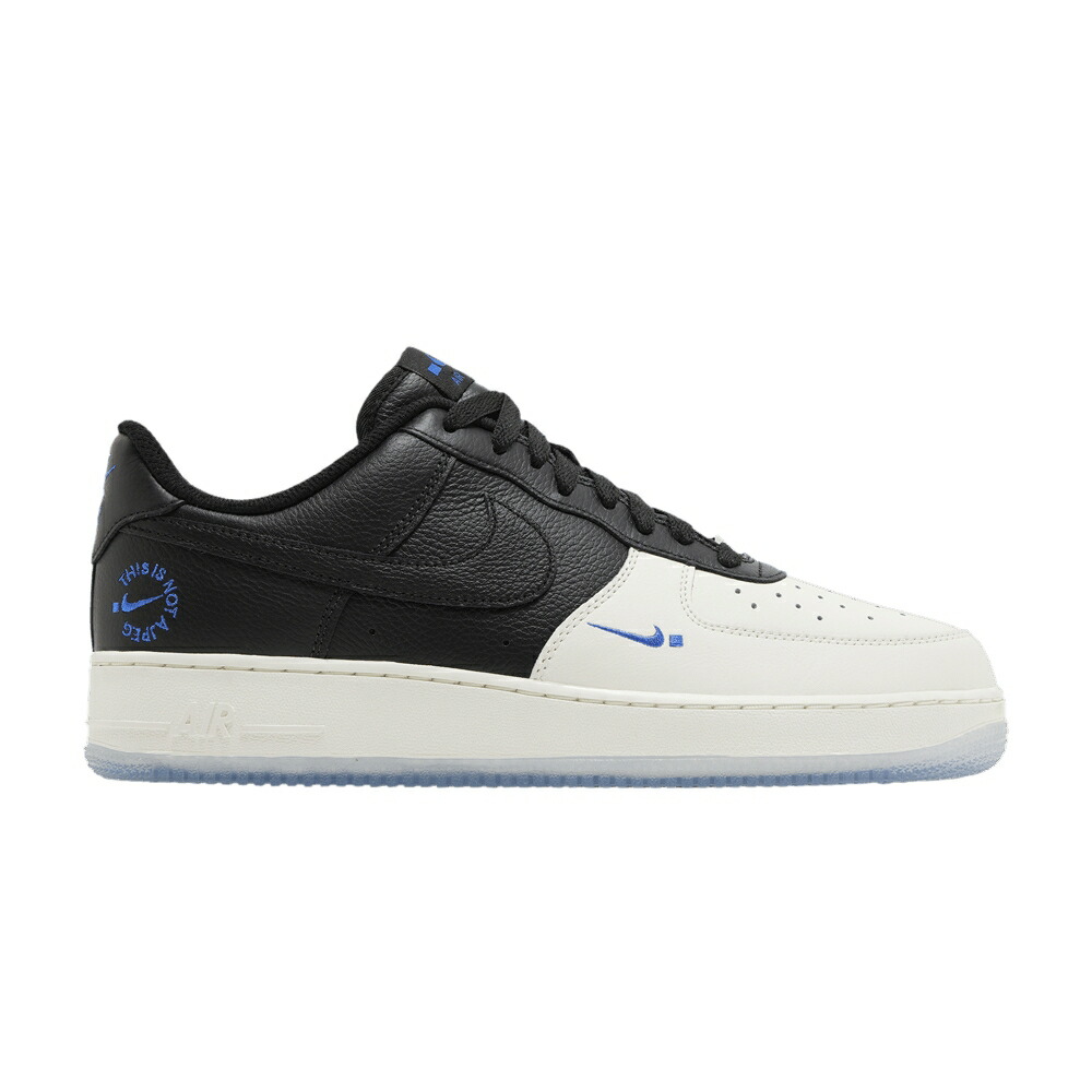 ナイキ 黒色 ブラック エアフォース TINAJ スニーカー メンズ NIKE AIR FORCE 1 LOW / BLACK BLACK SAIL