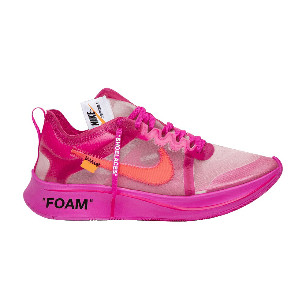 ナイキ 象牙色 望遠レンズ サクラ色 望遠レンズ飛球 \u0027TULIP PINK\u0027 スニーカー メンズ NIKE OFF-WHITE X ZOOM FLY SP / TULIP PINK RACER PINK