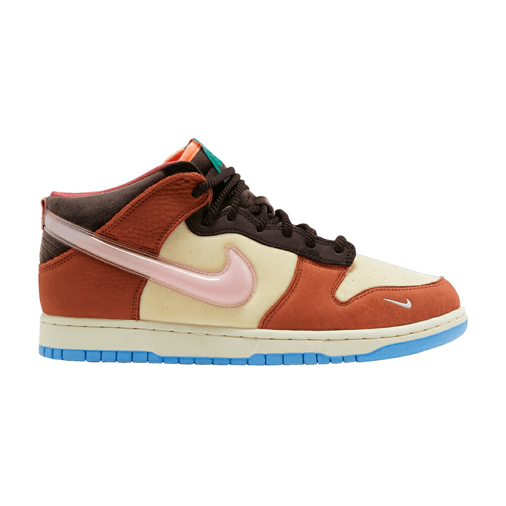 ナイキ メンズ ダンク ミッド ピンク 茶色 ブラウン MEN'S 'CHOCOLATE MILK' スニーカー NIKE SOCIAL STATUS X DUNK MID / CANVAS MID SOFT PINK BURNT BROWN 33,410円