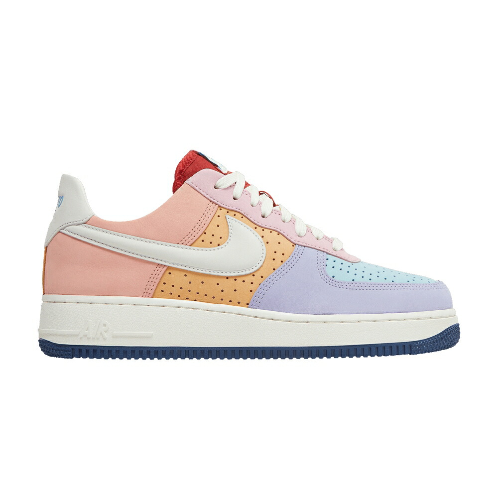 ナイキ エアフォース BORICUA スニーカー メンズ NIKE AIR FORCE 1 LOW / MULTI COLOR SAIL LILAC ICE