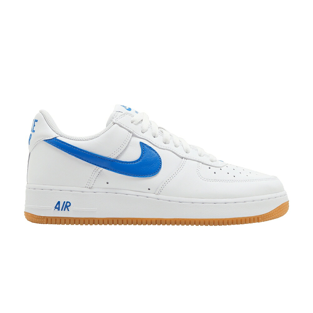 ナイキ 白いこと 白いこと 黄味がかった 黄色 空軍 \u0027COLOR BLUE\u0027 スニーカー メンズ NIKE AIR FORCE 1 LOW OF THE MONTH - WHITE ROYAL / WHITE VARSITY ROYAL GUM YELLOW