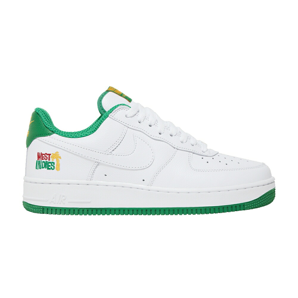 ナイキ 白色 ホワイト クラシック 緑 グリーン エアフォース 'WEST INDIES' スニーカー メンズ NIKE AIR FORCE 1 LOW 2022 / WHITE WHITE CLASSIC GREEN