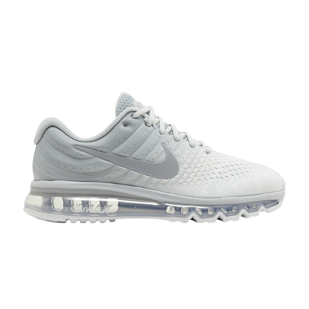 ナイキ マックス ピュア プラチナム 灰色 グレー 白色 ホワイト エアマックス PURE PLATINUM スニーカー レディース NIKE WMNS AIR MAX 2017 / PURE PLATINUM WOLF GREY WHITE