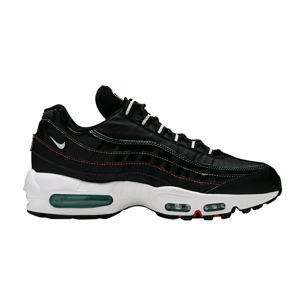 ナイキ マックス 黒いこと 黒いこと 大気圏マックス \u0027WINDBREAKER\u0027 スニーカー メンズ NIKE AIR MAX 95 / BLACK MULTI COLOR