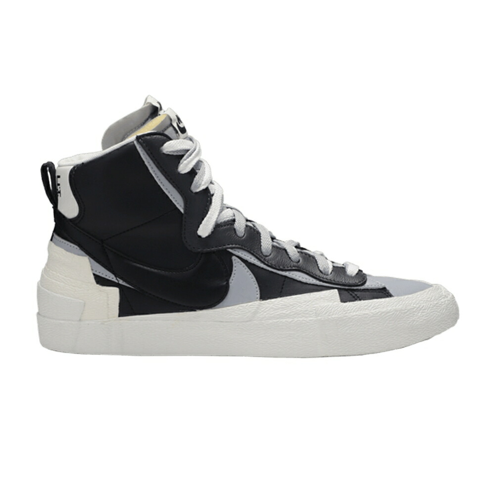 ナイキ ブレイザー ミッド 黒色 ブラック 'BLACK GREY' スニーカー メンズ NIKE SACAI X BLAZER MID / BLACK BLACK ANTHRACITE