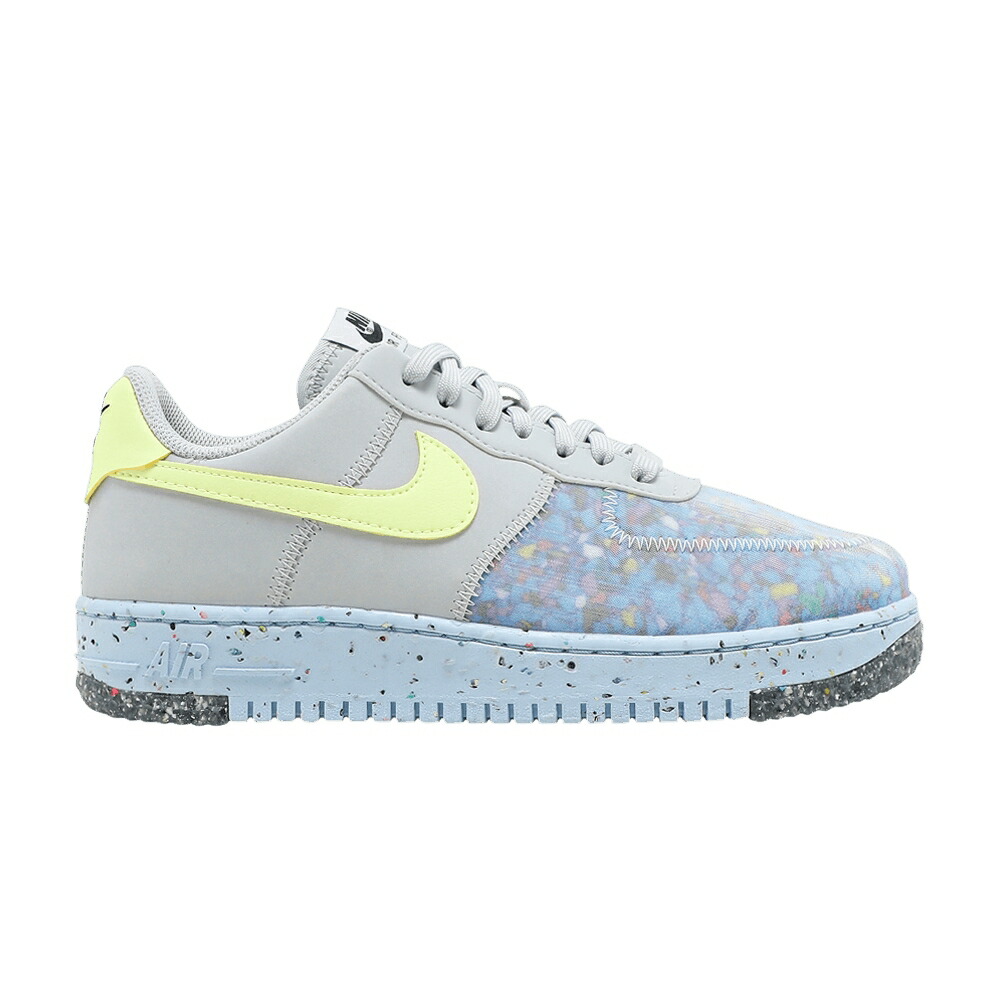 ナイキ 純然たる プラチナム 空軍 \u0027PURE PLATINUM\u0027 スニーカー レディース NIKE WMNS AIR FORCE 1 LOW CRATER / PURE PLATINUM BARELY VOLT SUMMIT