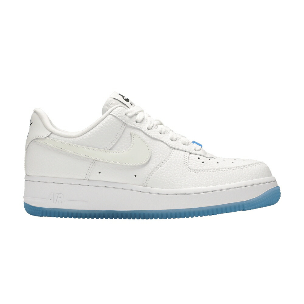 ナイキ 白いこと 白いこと 空軍 \u002707 \u0027UV SWOOSH\u0027 スニーカー レディース NIKE WMNS AIR FORCE 1 LX REACTIVE / WHITE WHITE WHITE UNIVERSITY