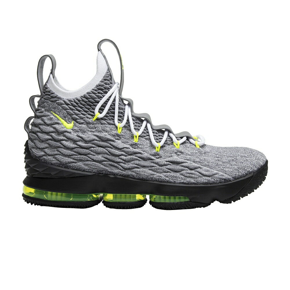 ナイキ レブロン マックス クール 灰色 グレー エアマックス 95 スニーカー メンズ NIKE LEBRON 15 AIR MAX PE / COOL GREY NEON GREY