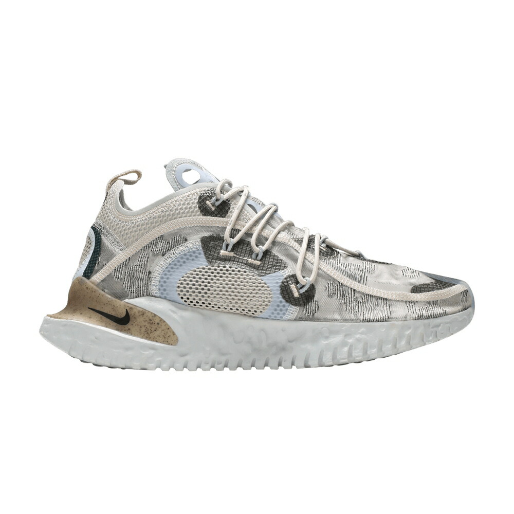 ナイキ フローレス ピュア プラチナム 砂色 サンド 黒色 ブラック PURE PLATINUM スニーカー メンズ NIKE ISPA FLOW 2020 / PURE PLATINUM DESERT SAND BLACK