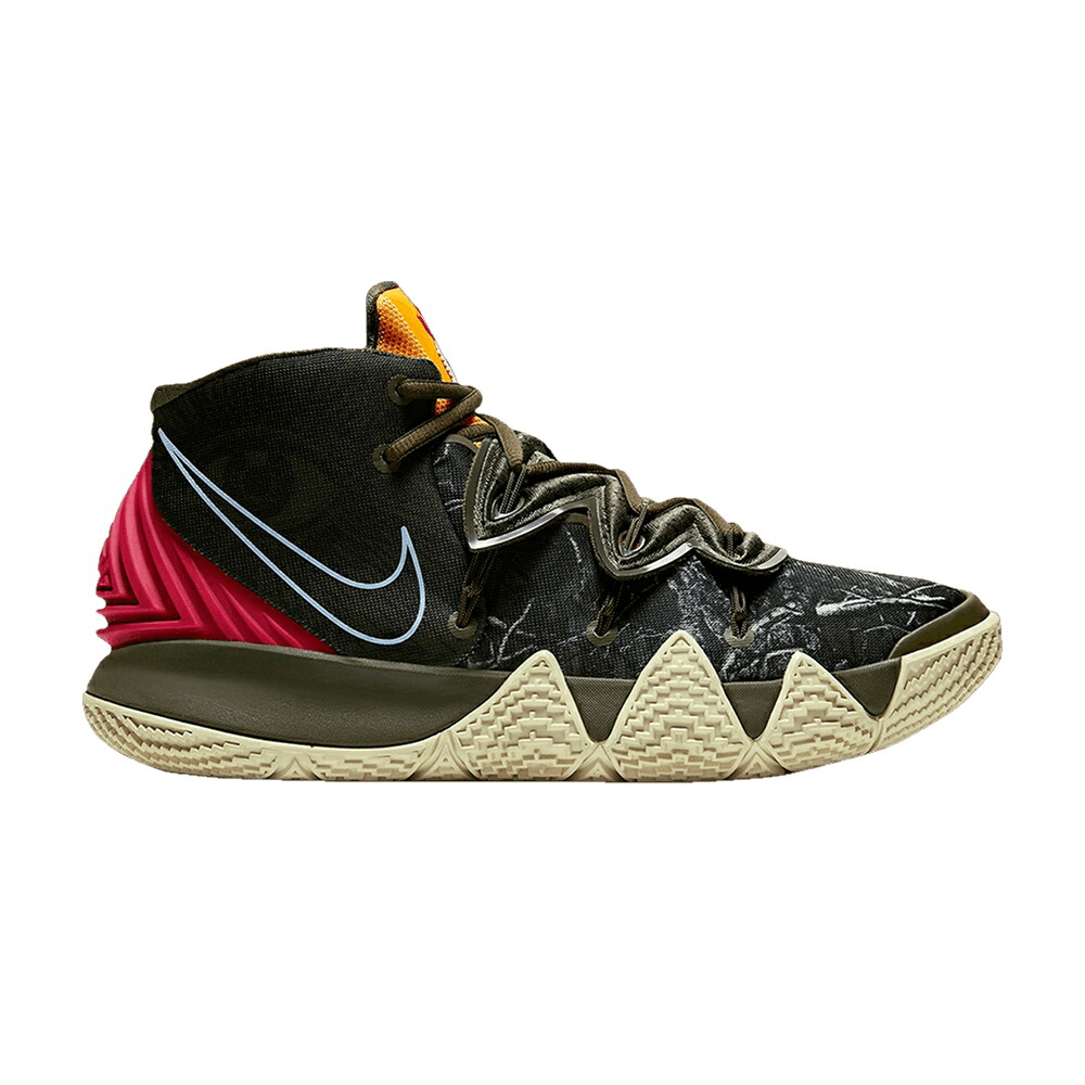 ナイキ カイリー 変わり種 積貨委託貨物 カーキ \u0027WHAT CAMO\u0027 スニーカー メンズ NIKE KYRIE HYBRID S2 EP THE / CARGO KHAKI LIGHT MARINE