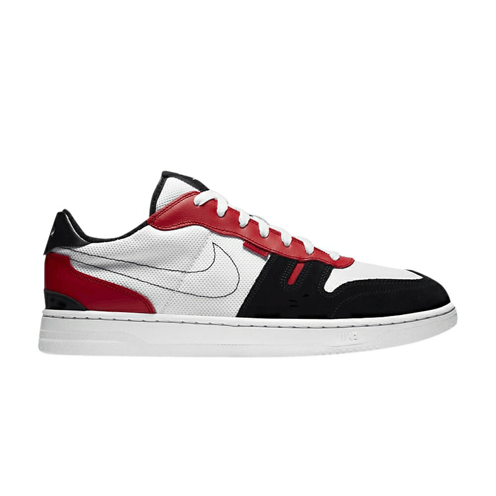 ナイキ 白色 ホワイト 赤 レッド 黒色 ブラック BLACK TOE スニーカー メンズ NIKE SQUASH TYPE / WHITE UNIVERSITY RED BLACK
