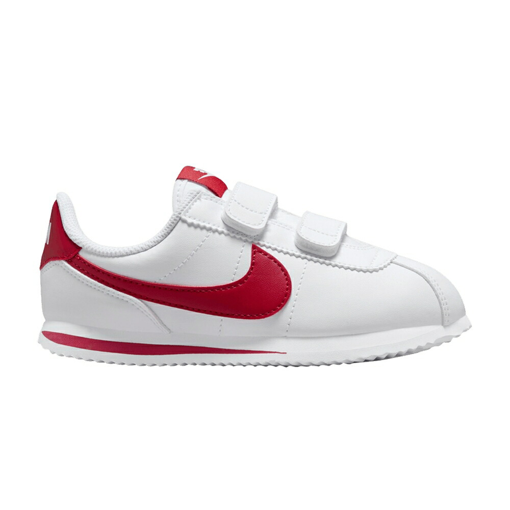 ナイキ コルテッツ 白色 ホワイト 赤 レッド 'WHITE RED' ジュニア キッズ NIKE CORTEZ BASIC SL PS GYM / WHITE GYM RED ベビー マタニティ スニーカー|スニケス