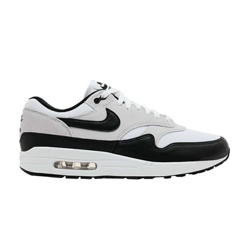 ナイキ マックス ピュア プラチナム 白色 ホワイト 黒色 ブラック エアマックス WHITE BLACK スニーカー メンズ NIKE AIR MAX 1 ESSENTIAL PURE PLATINUM / WHITE PURE PLATINUM BLACK