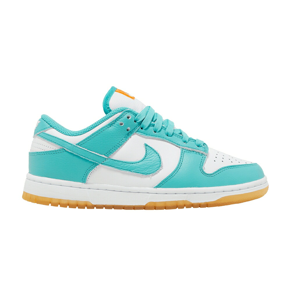 ナイキ ダンク 白いこと 白いこと ダンクロー \u0027TEAL ZEAL\u0027 スニーカー レディース NIKE WMNS DUNK LOW / WHITE WASHED TEAL KUMQUAT