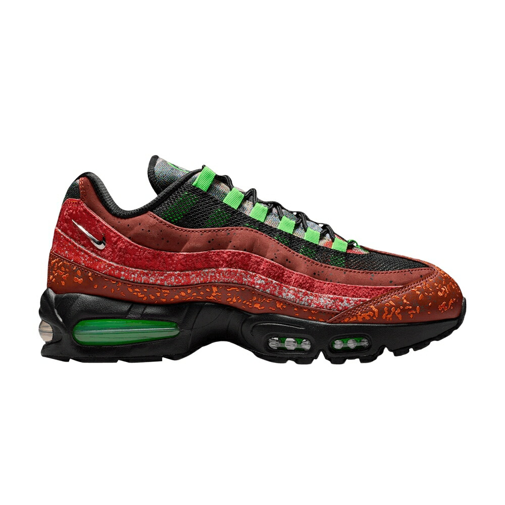 ナイキ マックス バブル 銀色 シルバー 黒色 ブラック エアマックス BIG KONG スニーカー メンズ NIKE AIR MAX 95 BUBBLE - FAMILY REUNION HONG / CINNAMON METALLIC SILVER BLACK