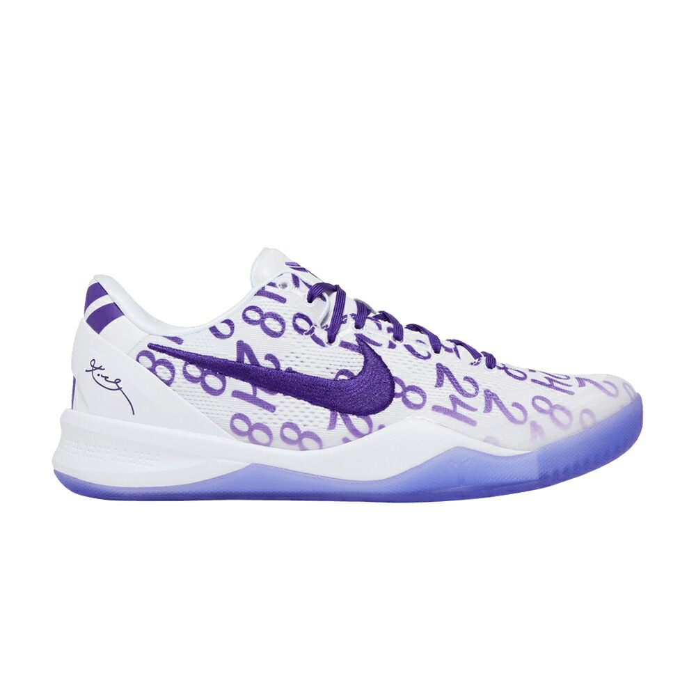 ナイキ コービー プロトロ 白色 ホワイト コート 紫 パープル COURT PURPLE スニーカー メンズ NIKE KOBE 8 PROTRO / WHITE COURT PURPLE WHITE