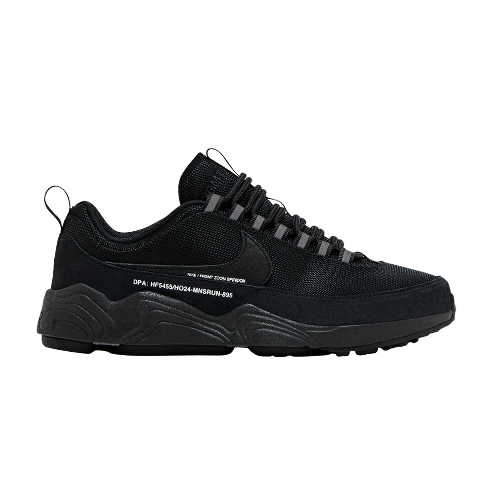ナイキ ズーム 黒色 ブラック 'BLACK' スニーカー メンズ NIKE FRAGMENT DESIGN X AIR ZOOM SPIRIDON SP / BLACK BLACK BLACK
