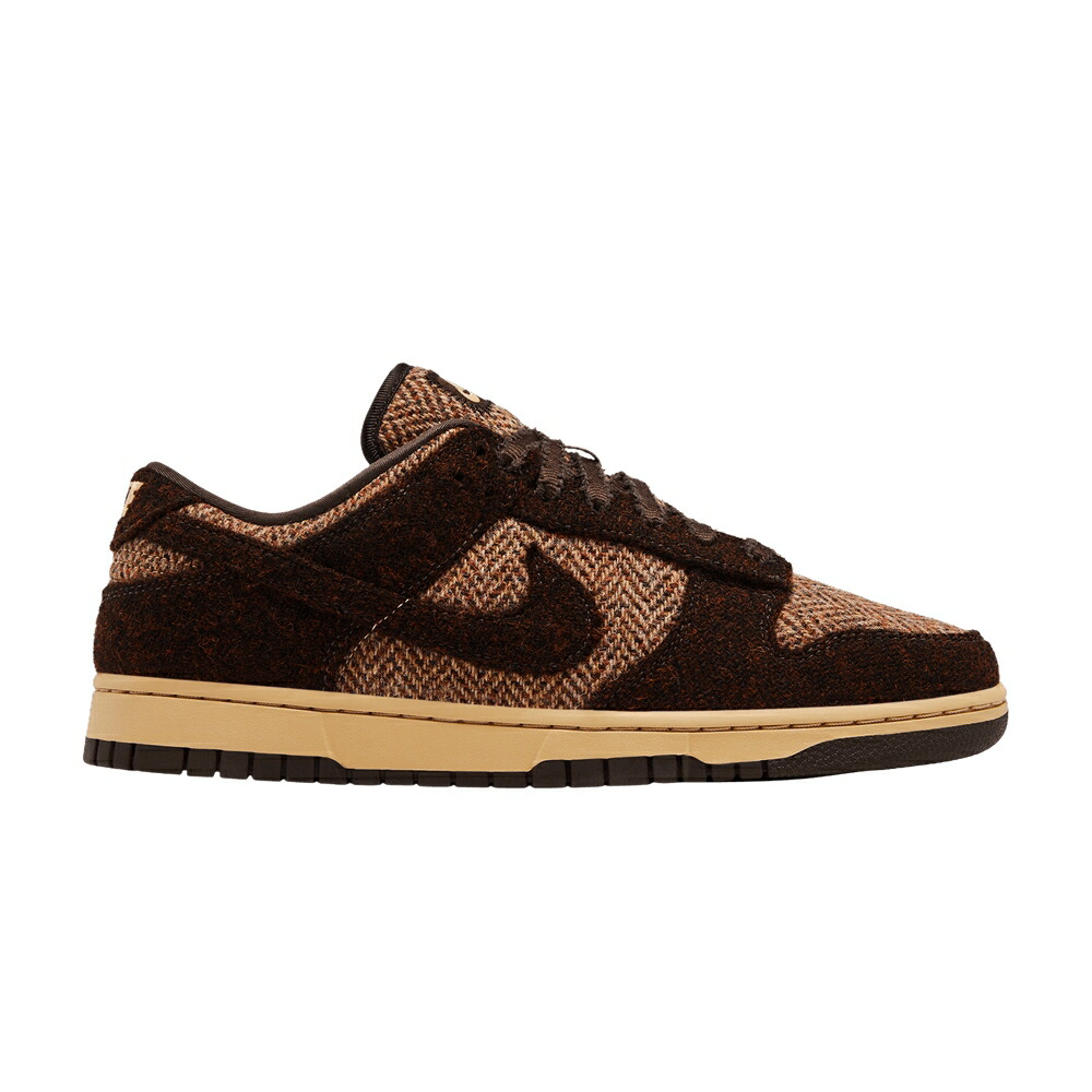 ナイキ ダンク 紫 バイオレット 茶色 ブラウン ダンクロー ESAME スニーカー レディース NIKE HARRIS TWEED X WMNS DUNK LOW / SESAME VIOLET MIST BAROQUE BROWN