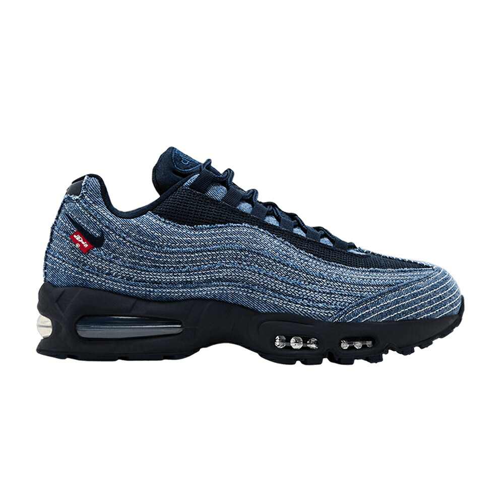 ナイキ マックス 赤 赤いこと LEVI\u0027S エア湖マックス \u0027OBSIDIAN\u0027 スニーカー メンズ NIKE X AIR MAX 95 OG / OBSIDIAN GYM RED