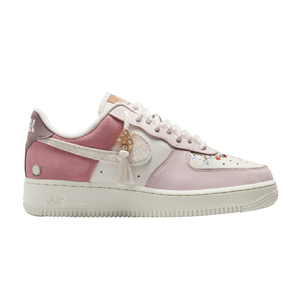 ナイキ ピンク エアフォース 07 MUSHROOM スニーカー レディース NIKE WMNS AIR FORCE 1 LX / SAIL PINK FOAM ELEMENTAL PINK