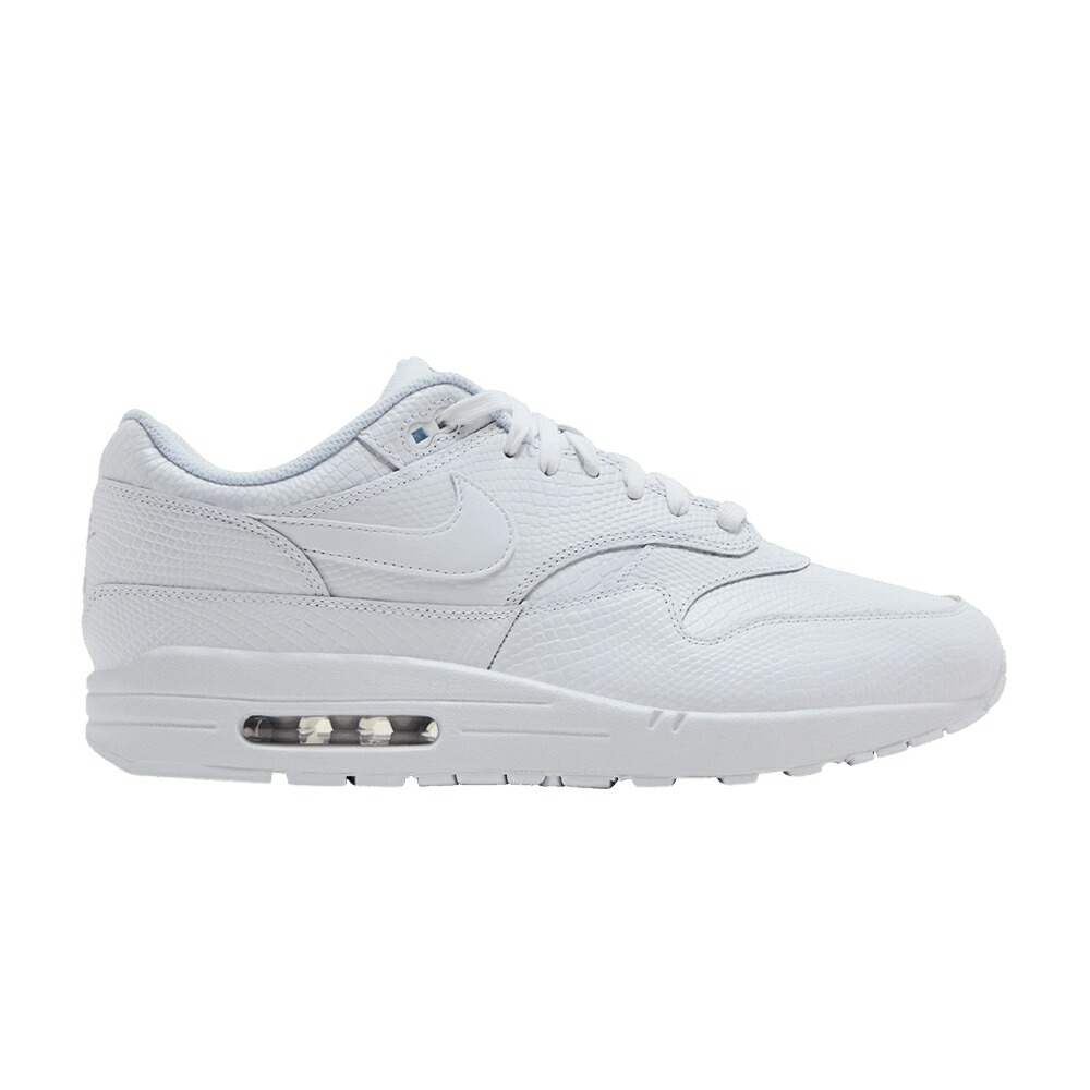 ナイキ マックス プレミアム 白色 ホワイト ピュア プラチナム エアマックス WHITE SNAKESKIN スニーカー メンズ NIKE AIR MAX 1 PREMIUM / WHITE WHITE PURE PLATINUM WHITE