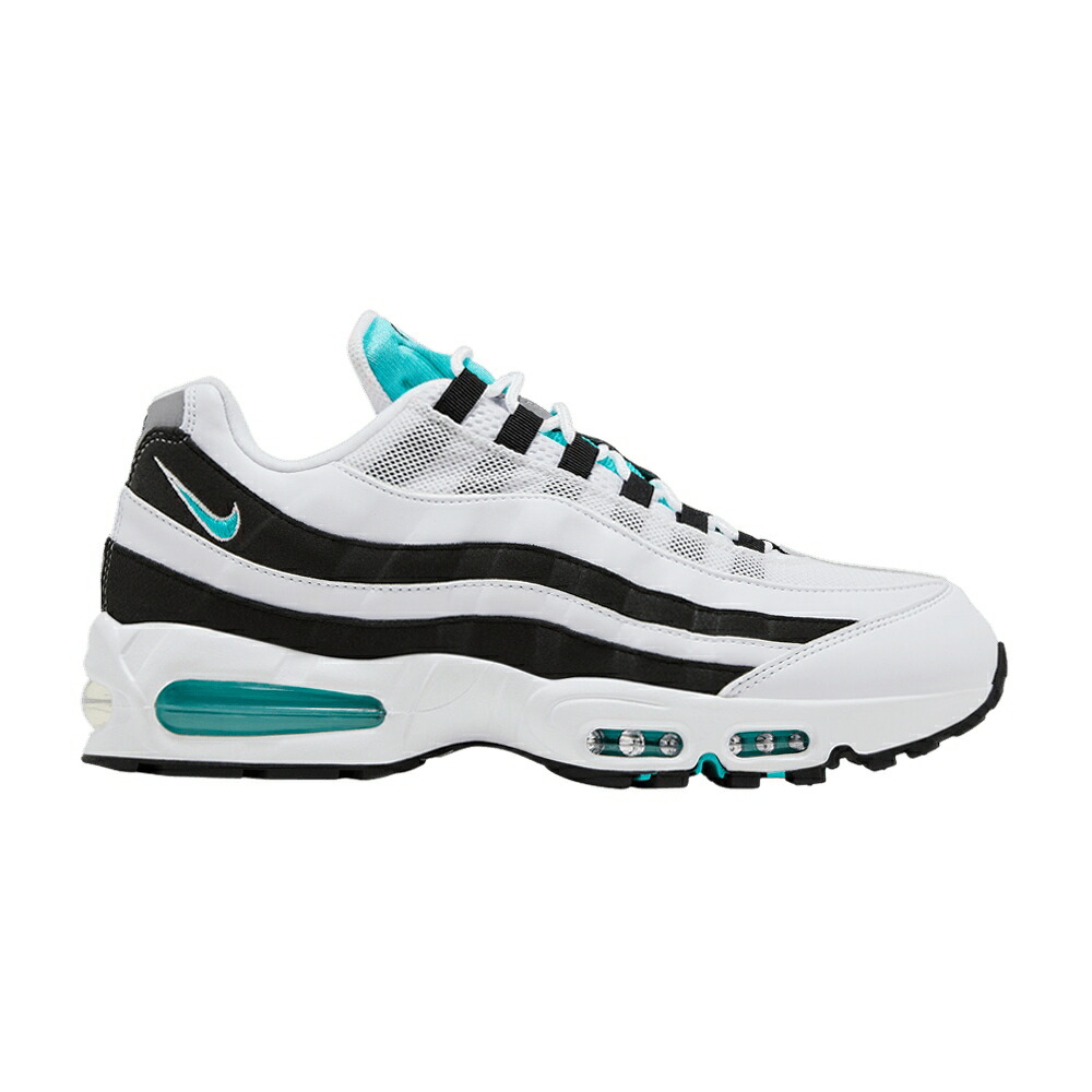 ナイキ マックス 白色 ホワイト 翡翠 ジェード 黒色 ブラック エアマックス BLACK BORDER スニーカー メンズ NIKE AIR MAX 95 OG 2025 / WHITE HYPER JADE BLACK METALLIC