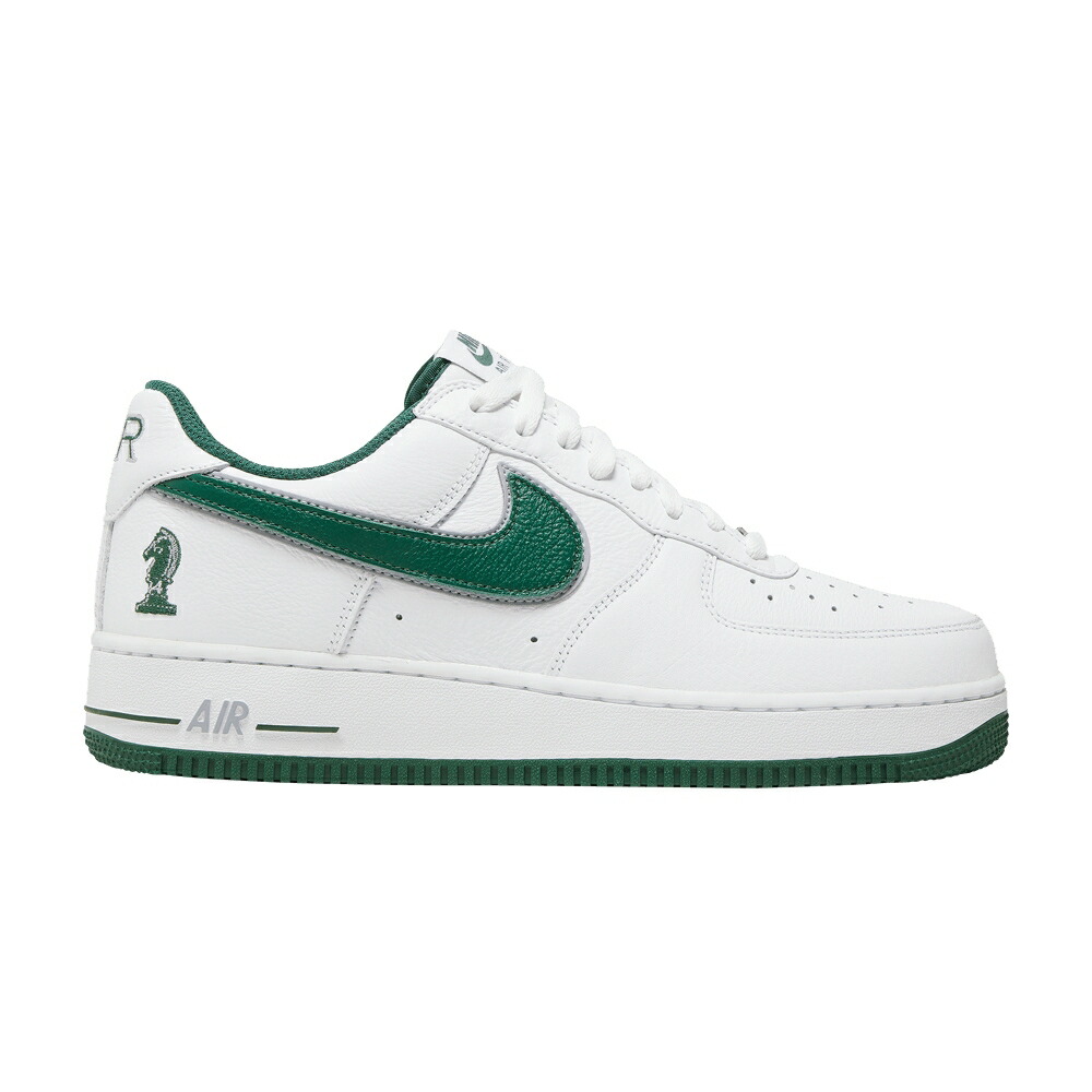 ナイキ レブロン ジェームズ 白色 ホワイト ディープ フォレスト 灰色 グレー エアフォース FOUR HORSEMEN スニーカー メンズ NIKE LEBRON JAMES X AIR FORCE 1 LOW / WHITE DEEP FOREST WOLF GREY