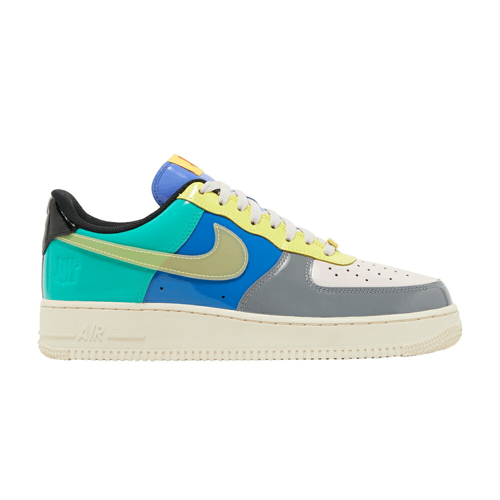 ナイキ アンディフィーテッド 薄墨色 薄墨色 ゴールド 空軍 \u0027COMMUNITY\u0027 スニーカー メンズ NIKE UNDEFEATED X AIR FORCE 1 LOW / SMOKE GREY TOPAZ GOLD MULTI 靴-スニーカー-メンズ靴