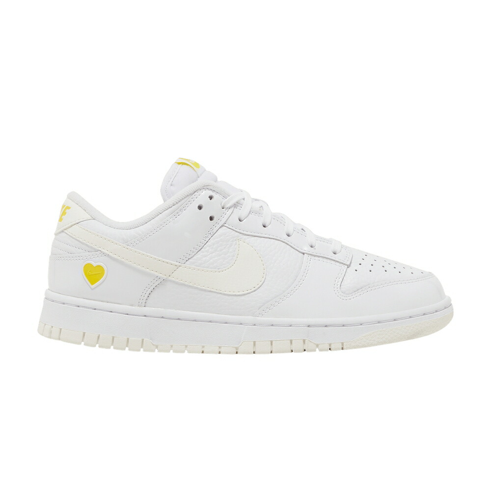 ナイキ ダンク 黄色 イエロー 白色 ホワイト ダンクロー VALENTINE HEART スニーカー レディース NIKE WMNS DUNK LOW DAY - YELLOW / WHITE SAIL OPTI YELLOW