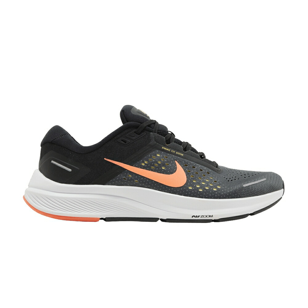 ナイキ ズーム 黒色 ブラック BLACK MANGO スニーカー メンズ NIKE AIR ZOOM STRUCTURE 23 BRIGHT / ANTHRACITE BRIGHT MANGO BLACK