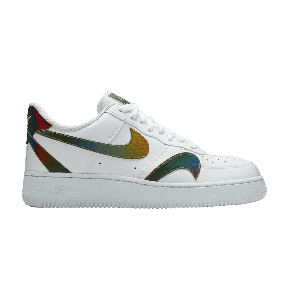 ナイキ スウッシュ スウォッシュ 白いこと 白いこと 空軍 \u0027MISPLACED WHITE\u0027 スニーカー メンズ NIKE AIR FORCE 1 LOW SWOOSH - / WHITE MULTI COLOR