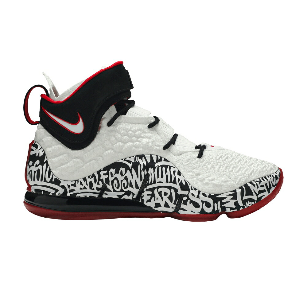 ナイキ レブロン 白いこと 白いこと 赤 赤いこと 黒いこと 黒いこと \u0027LEBRON GRAFFITI\u0027 スニーカー メンズ NIKE LEBRON 17 4 / WHITE UNIVERSITY RED BLACK