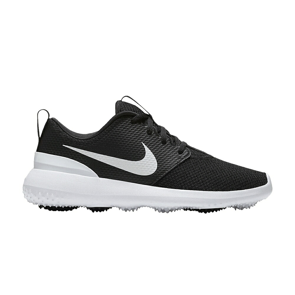 ナイキ ゴルフ 黒色 ブラック 白色 ホワイト 'BLACK' スニーカー レディース NIKE WMNS ROSHE GOLF / BLACK WHITE｜スニケス