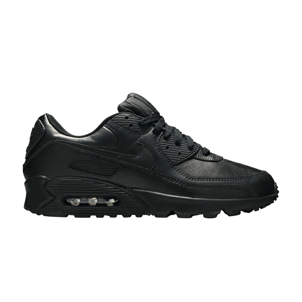 ナイキ マックス なめし革 黒いこと 黒いこと エア湖マックス \u0027TRIPLE BLACK\u0027 スニーカー メンズ NIKE AIR MAX 90 LEATHER / BLACK BLACK BLACK