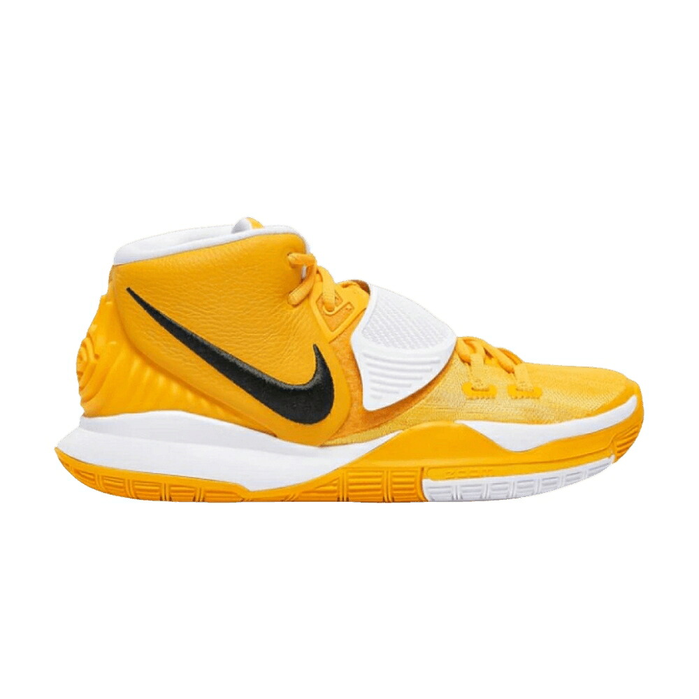 ナイキ カイリー ゴールド 黒色 ブラック 白色 ホワイト 'UNIVERSITY GOLD' スニーカー メンズ NIKE KYRIE 6 TB / UNIVERSITY GOLD BLACK WHITE｜スニケス