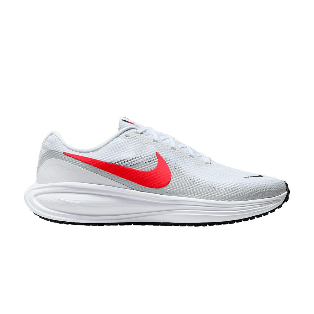 ナイキ レボリューション 白色 ホワイト ピュア プラチナム 黒色 ブラック WHITE CRIMSON スニーカー メンズ NIKE REVOLUTION 8 EXTRA WIDE BRIGHT / WHITE PURE PLATINUM BLACK BRIGHT
