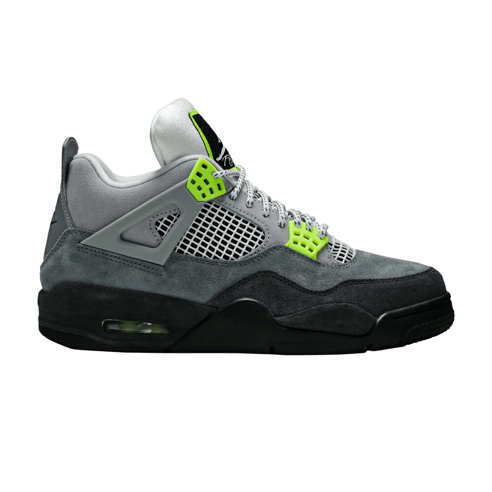 ナイキ 冷やりとした 薄墨色 薄墨色 エアジョーダン \u0027NEON 95\u0027 スニーカー メンズ AIR JORDAN AIR JORDAN 4 RETRO SE / COOL GREY VOLT WOLF GREY メンズ靴-スニーカー-靴