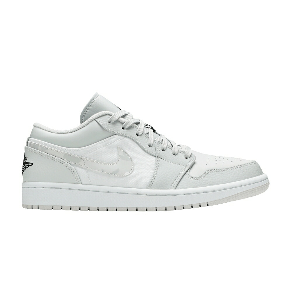 ナイキ 白色 ホワイト 灰色 グレー エアジョーダン WHITE CAMO スニーカー メンズ AIR JORDAN AIR JORDAN 1 LOW / WHITE PHOTON DUST GREY FOG